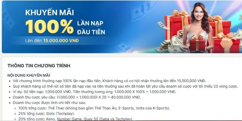 Nội dung chương trình chào mừng tặng giá trị nạp